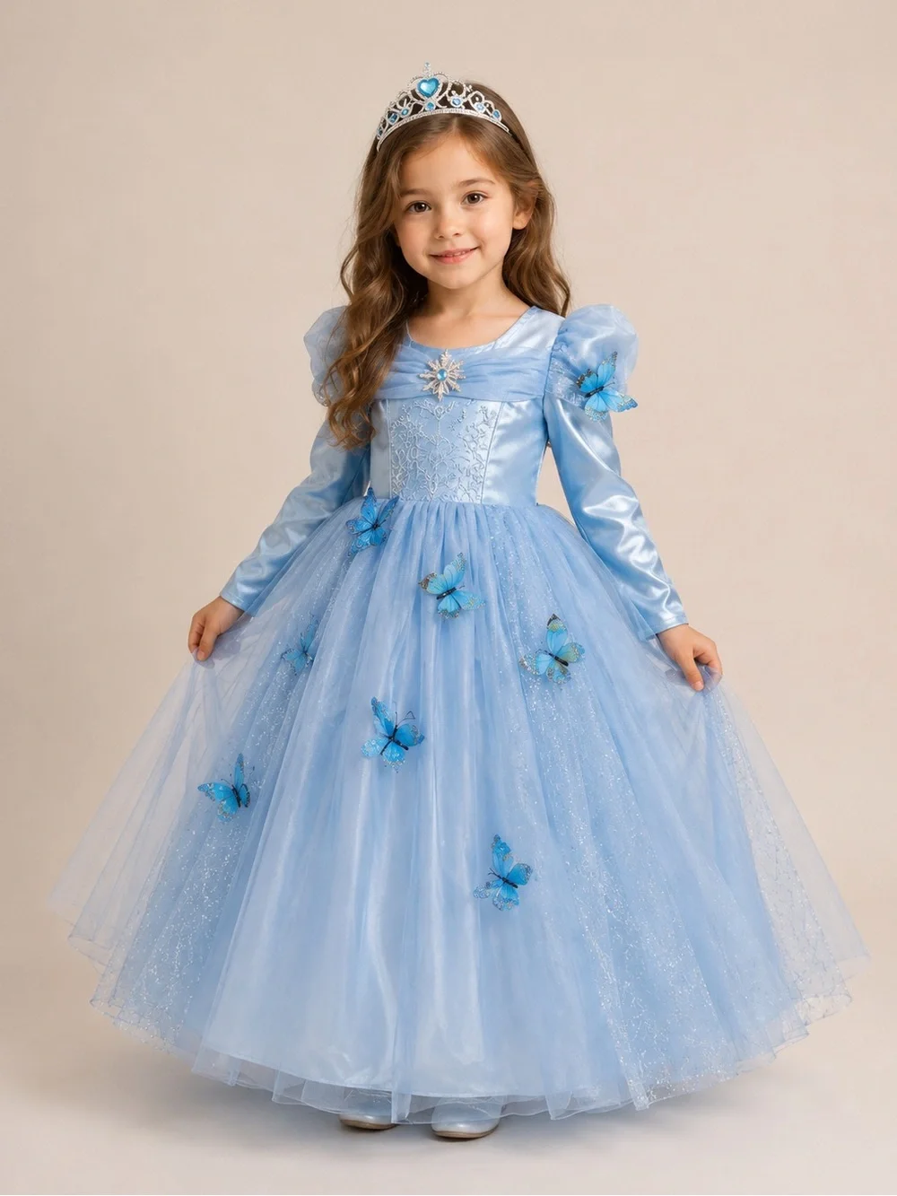 🎉LAST PIECE 🎉 8pcs Girls Butterfly Princess‎ Dress Costume With Accessories